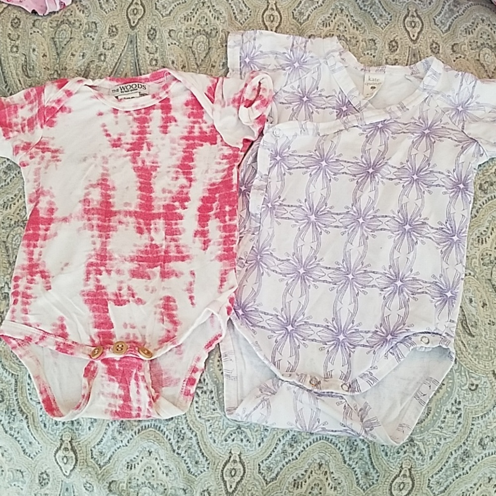 Pair of Kate Quinn Organics onesies